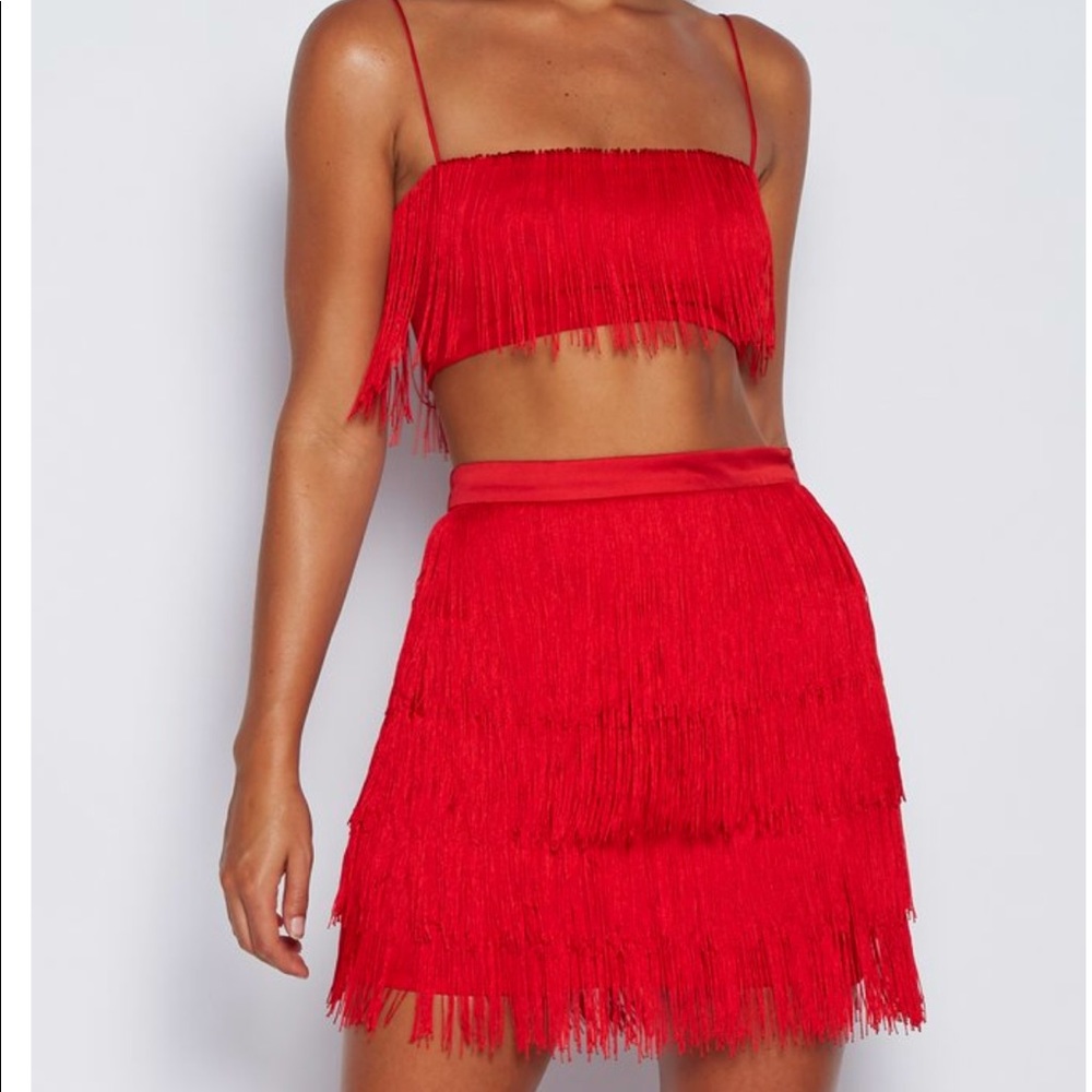 Meshki fringe set